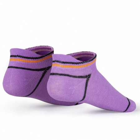 Socks for boys, size 20-22, black color, purple-2
