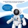 Robot radio -controlled "Cosmonaut", interactive, Russian chip, gestures, with a battery