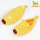 Lynchik-Domik for animals "Banana", 40 x 15 x 10 cm, yellow
