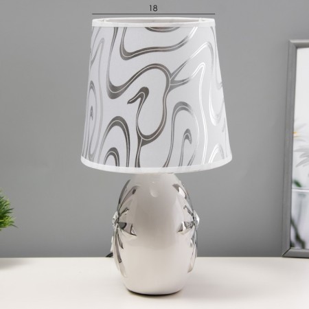 Highway lamp "Zara" E14 40W white silver 25.5x18x35cm-2