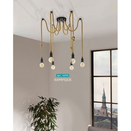 Suspension RAMPSIDE, 6x28W E27-1
