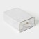 Shoe storage box Large Size sharing 21 × 33.5 × 12 cm, 3 pcs, white color
