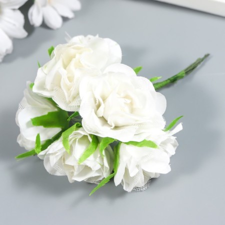 Flowers for decorating "Rosa Flying White" 1 bouquet = 6 colors 9 cm-1