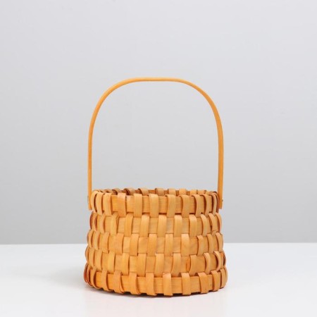 Wicker basket, rattan, 17x12.5/26 cm, 1 pc., Natural-5