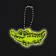 The reflective element "crocodile", bilateral, 5.5 × 3 cm, color mix