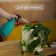 Spray gun, 1 l, green, "lapis lazuli"