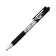 Automatic black gel handle "Anime-boy" with a rubber holder, mix