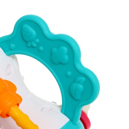 Developing toy "Funny animals", with tactile rubber bands-8