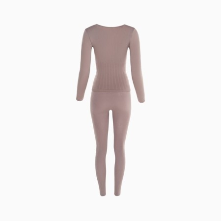 Women's thermal underwear (longshit, leggings), coffee color, size 46-48 (m)-9