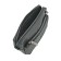 Female bag, genuine leather, black 19x6x12 cm