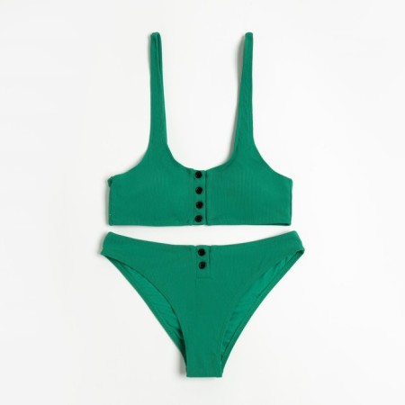 Separate swimsuit minku, green color, size 46-7