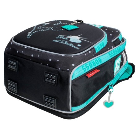 School backpack by Ergon. Spray Across 178 35*26*14 Virgo + Pen, Burner Cher/Bir 24-178-8-5
