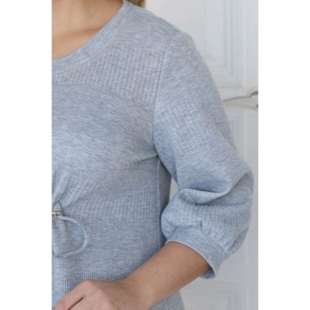 Women's dress, size 60, gray color-2