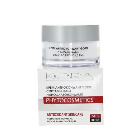 Facial Cream Kora "Antioxidant Forte" with vitamins and bioflavonoids, 50 ml