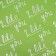 Flower film matte, "I like you", 57x57cm, green mint, 65 μm