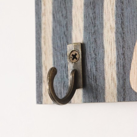 Decorative wood hooks "Abstraction with the plant" 1.5x19.5x23.5 cm-4