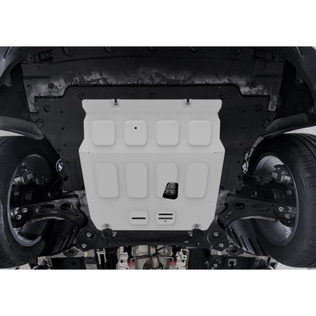 Carter Protection for Geely Okavango RKPP FWD 2021-B., 3 mm aluminum, with fasteners-1