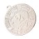 Prize medal 197 diam 5 cm. 2 place. Color ser. Without a tape