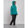 Ski costume female winter, size 44, dark green color