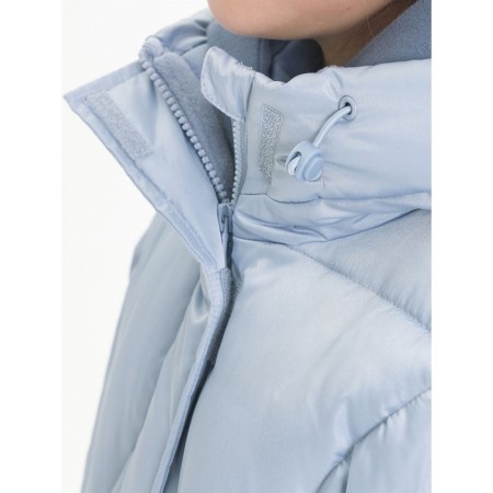 Coat for girls, height 128 cm, gray color-2
