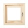 Window, 40 × 40cm, double glass of linden, outer opening