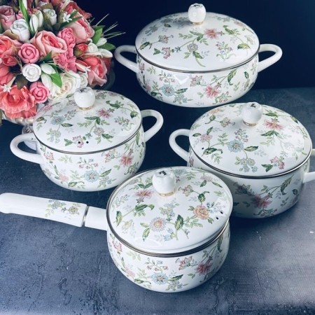 Set of dishes Lenardi Magnolia, 8 items