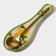 Glass stand under a spoon of Dolce, 23.5 × 8.3 cm