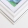 Photo frame 10x15 281s white with silver (plastic screen)