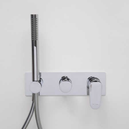 Shower mixer Wasserkraft Dinkel 5877, single -rowing, built -in, watering can, brass, chrome 100721-2
