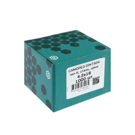 Din7504-K self-treatment, 4.2x16 mm, drill, zinc, 1000 pcs.-1