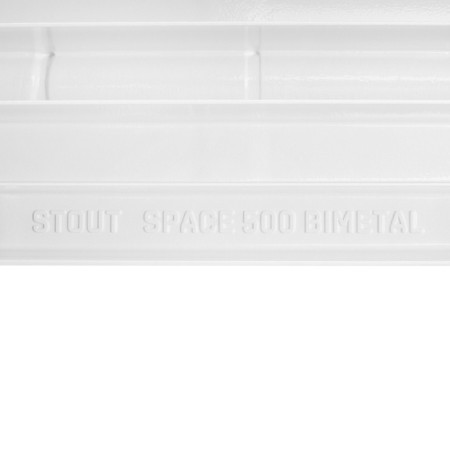 Bimetallic radiator Stout Space 500, 500 x 90 mm, 10 sections-7