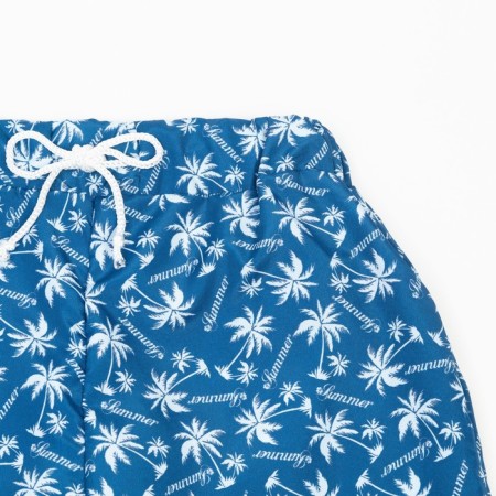 Melts-shorts for a boy, dark blue/palm trees, height 128 cm-1
