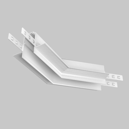 Angle-connector 135 ° Exign built under GCL 12.5 mm, white-1