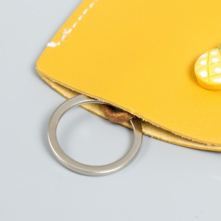 Trick to the leatherette to the hidden "pineapp" red 11.5x7.5 cm-4