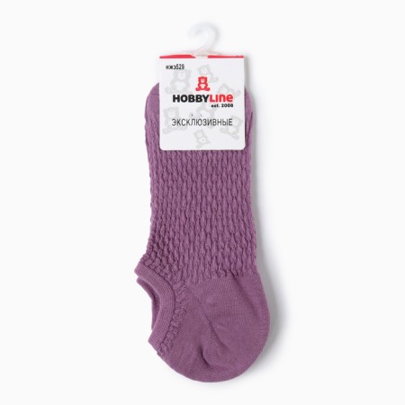 Women's socks, lilac color, size 36-40-2