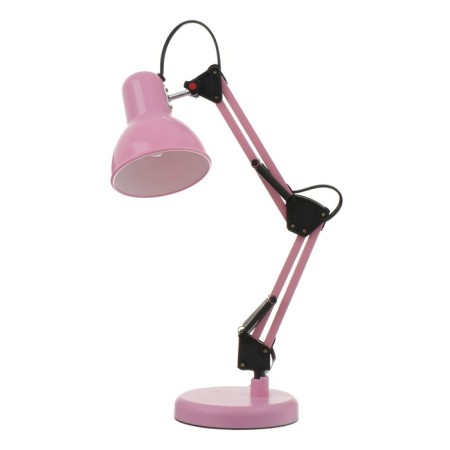 EXCHOUNCE Table lamp E27 40W pink 14.5x14.5x53 cm Risalux-9
