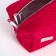 Lightning cosmetic bag, Textura, red color