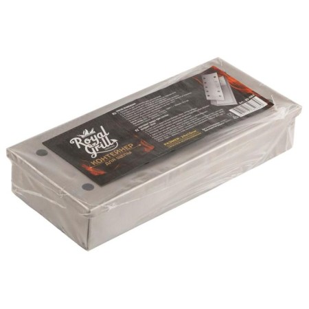 Royalgrill ™ chip container, 24x10x4.5 cm, steel 0.5 mm-3