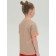 T -shirt for girls, height 92 cm, sandy color
