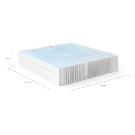 A notebook of 96 sheets in a ruler, Erichkrause "Classic", cover coated a cardboard, an offset unit, whiteness 100%, mix-9