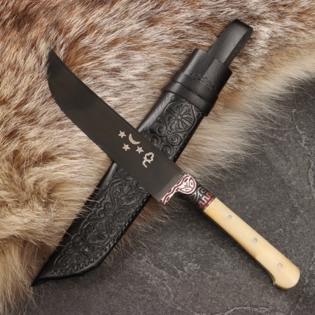 Knife Pchak Sharkhon-Small, Bone, Erma, Garda tin, ShH-15 (13-15cm)