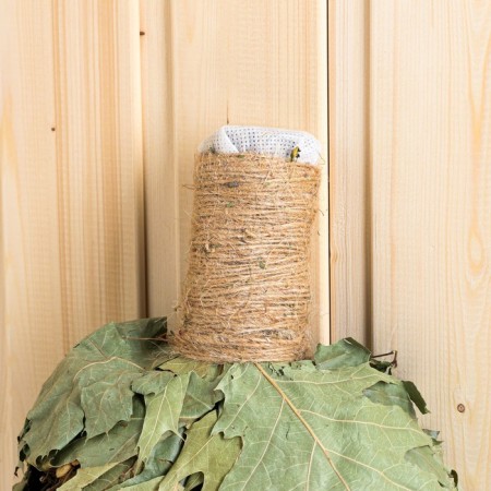 A broom for a bath oak with herbs, in a bag with a zipper-3