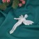 Christmas tree decoration "Flem" 13x8, white