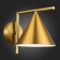 Sconces st. SL1007.201.01. Dizzie. 1x40 watts, E27, 20x22 cm, brass color