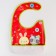 Candy Bar feeding bib with Velcro, with a pocket