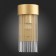 Sconces st. SL1225.201.01. Contatto. 1x60 watts, E27, 15.5x30 cm, golden color