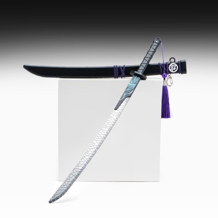 Souvenir weapon suspended mini "Katana Seven", keychain, 39 cm, black-1