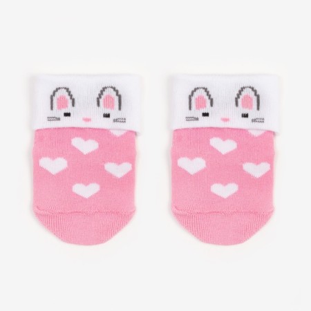 Children's socks with a gate crumb I am a “bunny”, size 8-10 cm