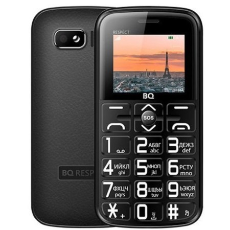Cell phone BQ M-1851, Respect 1.77 ", 2 SIM, 32MB, Microsd, 1400 mAh, black