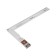 Aluminum square Harden 580714, 400 mm